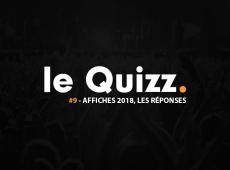 Quizz #9, affiche 2018 : les réponses