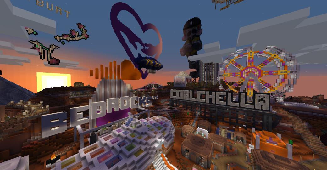 Coalchella, le premier festival électro d'envergure lancé sur Minecraft