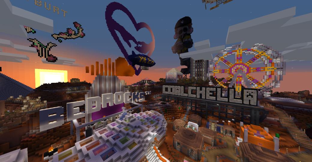 Coalchella, le premier festival électro d'envergure lancé sur Minecraft 