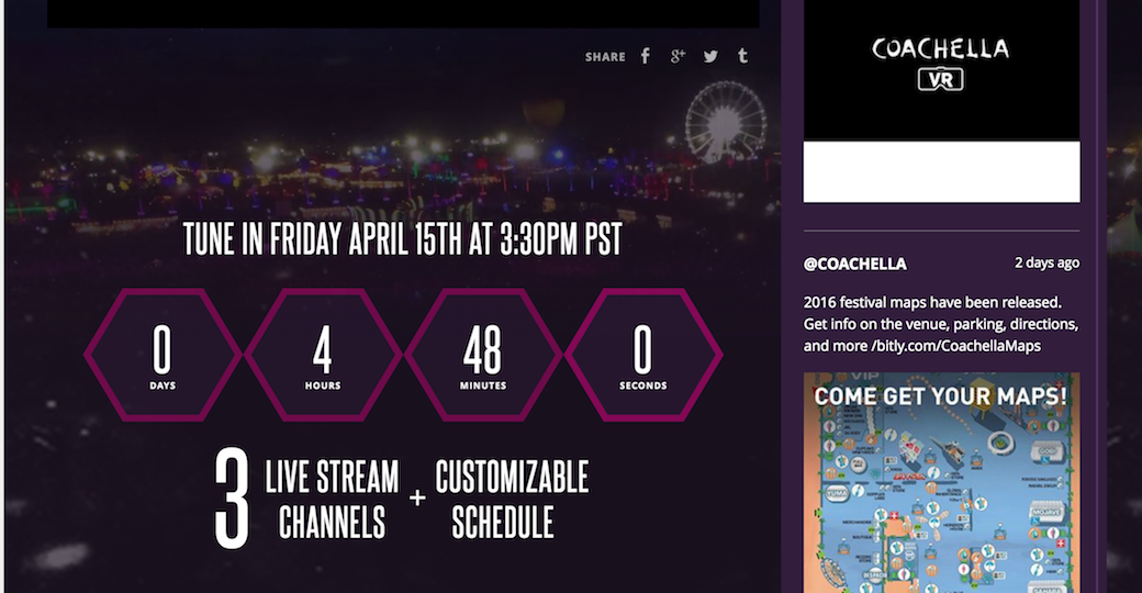 Vivez Coachella en live sur Youtube