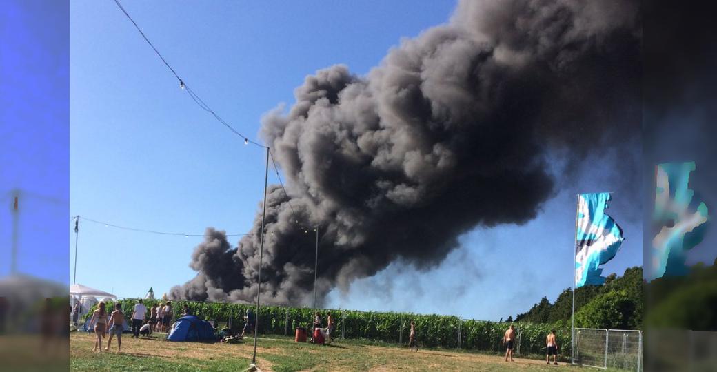 Un incendie détruit 80 véhicules au Boomtown