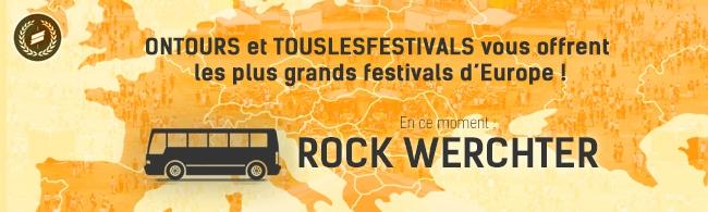 Avec ONTOURS remportez vos pass 4 jours pour le Rock Werchter en Belgique!