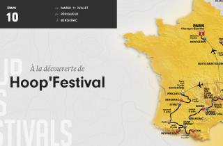 Etape 10 - 178 km - Une reprise en douceur au Hoop'Festival