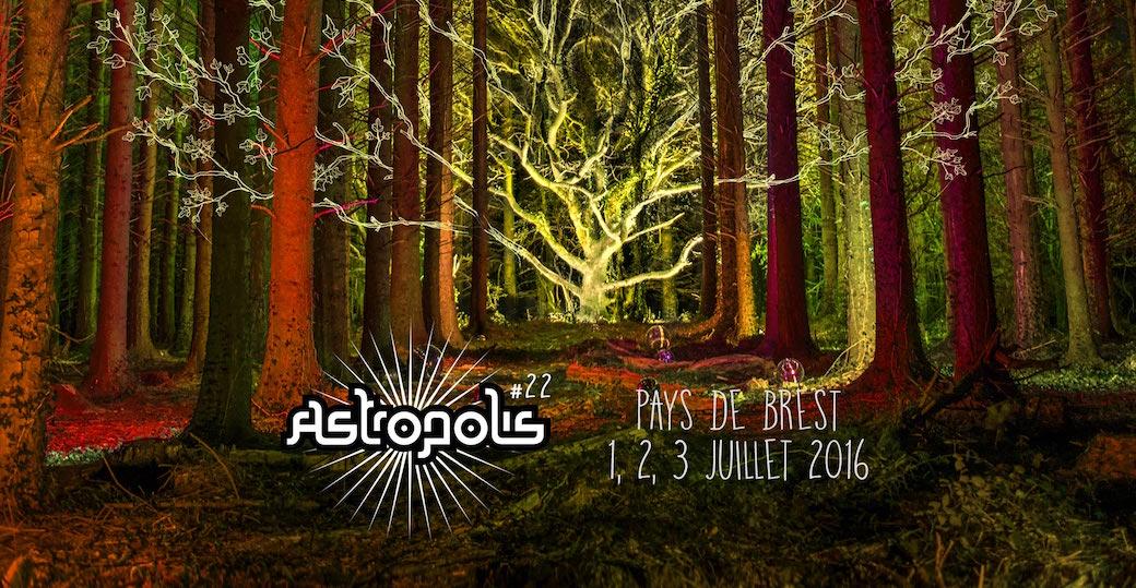 L'affiche d'Astropolis au complet