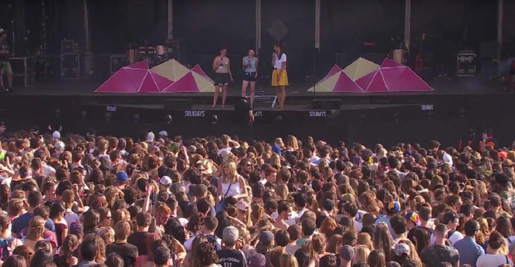 Stop Harcèlement de Rue sur la grande scène du festival Solidays 