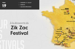 Etape 19 - 222,5 km - Combo musique et street art au Zik Zac Festival