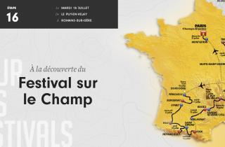 Etape 16 - 165 km - Sortie de route volontaire pour le festival Sur le Champ