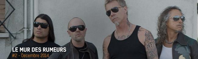 Le mur des rumeurs : Metallica à Rock en Seine, The Strokes en festival français