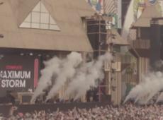 Dancemeter, le sol qui permet aux festivaliers d'interagir avec le show